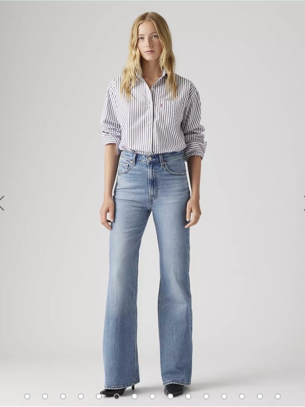 Levi's Ribcage Bell Jeans - Picture 4 of 9